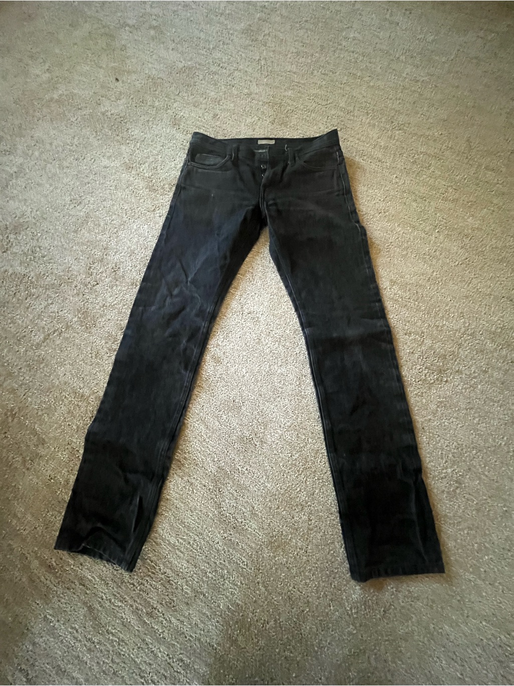 Unbranded Brand 145 Oz Selvedge Skinny Jeans
